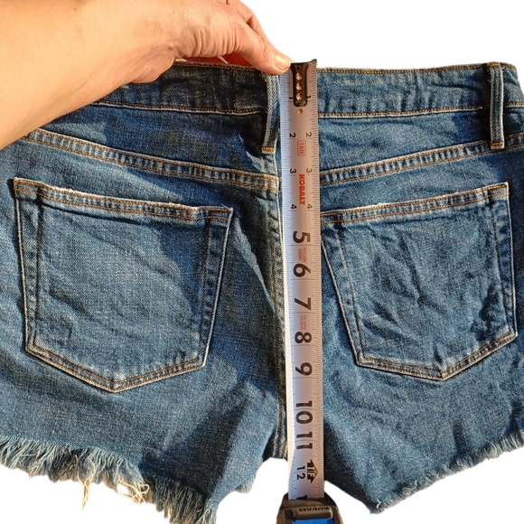 Frame Le Grand Garcon Cutoff Frayed Denim Shorts Sold on REVOLVE, Boho, Grunge - Picture 7 of 13
